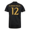 Camisola Real Madrid Camavinga 12 Homen Equipamento 3ª 23/24